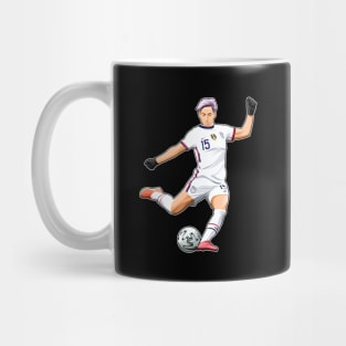 Megan Rapinoe #15 Shoots Mug